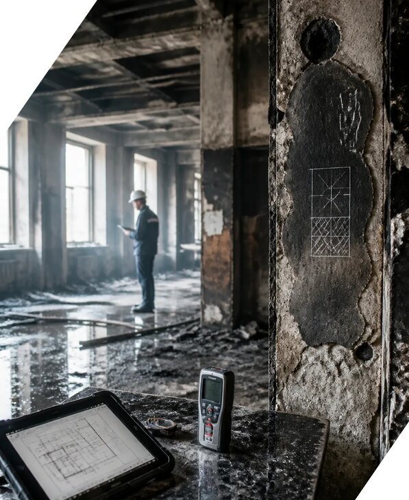 Обследование зданий после пожара в Назрани от 15408 р. | ЭкспертизаРоссия